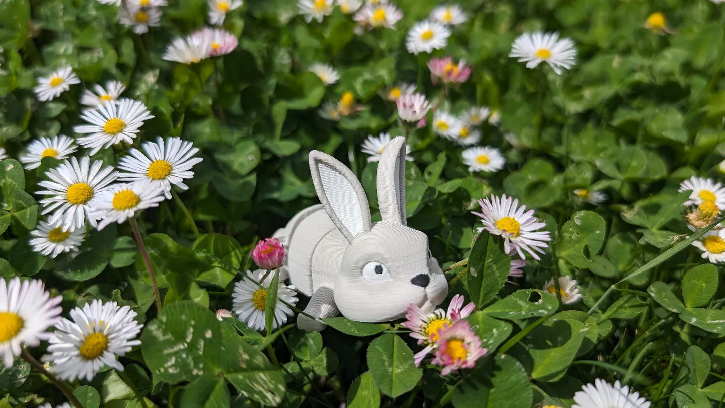 Porte-clés à figurine articulée Lapin