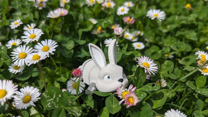 Porte-clés à figurine articulée Lapin