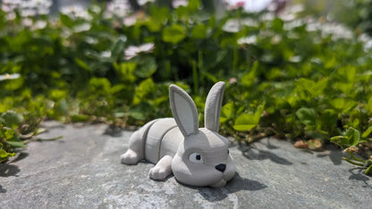 Porte-clés à figurine articulée Lapin
