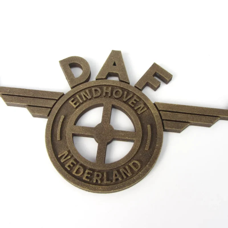 Emblème logo vintage DAF (OpenSCAD)