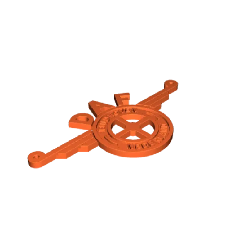Emblème logo vintage DAF (OpenSCAD)