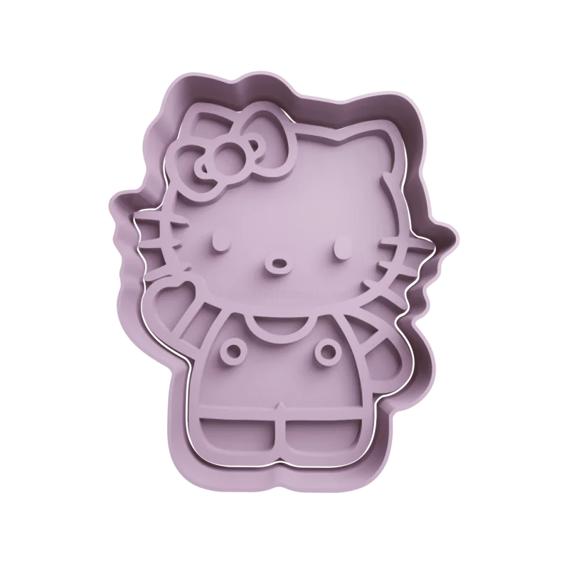 Emporte-pièce Au Revoir Hello Kitty – PolyPrestige 3D