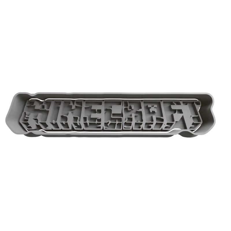 Emporte-pièce Logo Minecraft 3D