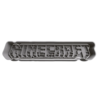 Emporte-pièce Logo Minecraft 3D