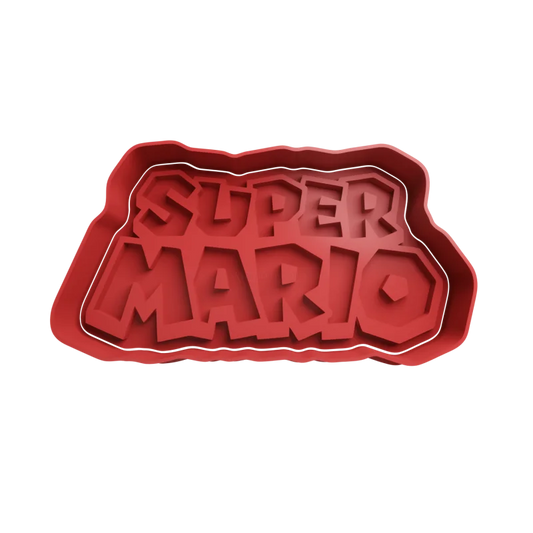 Emporte-pièce en forme de logo Super Mario