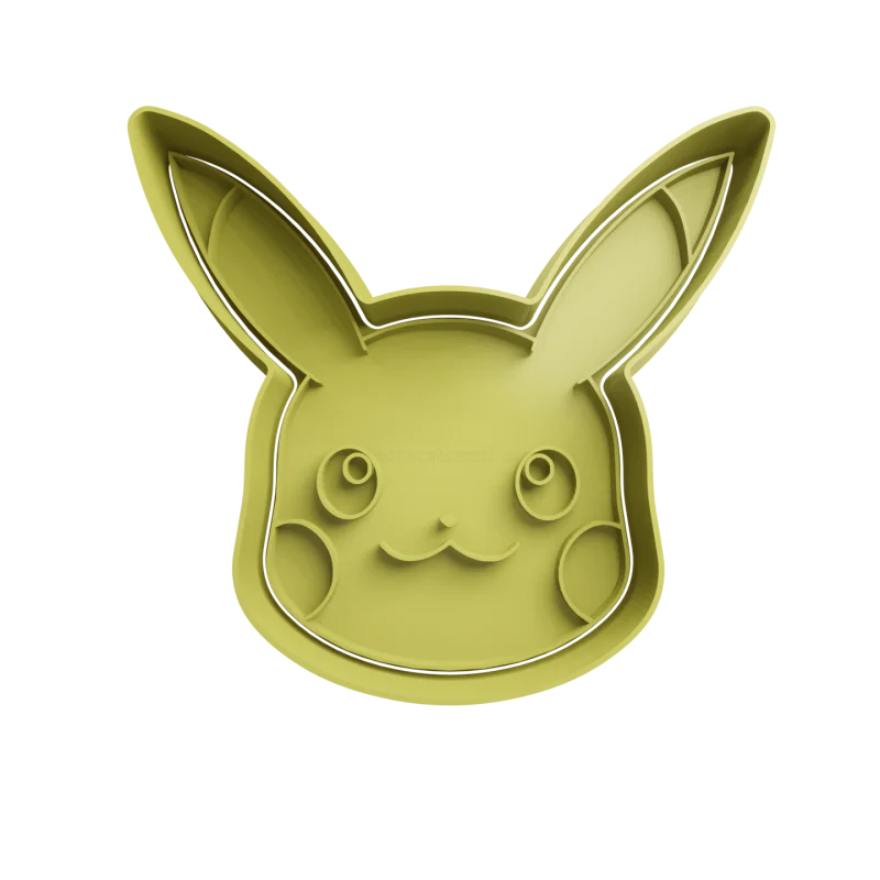 Découpe en Forme de Tête Pikachu 3D