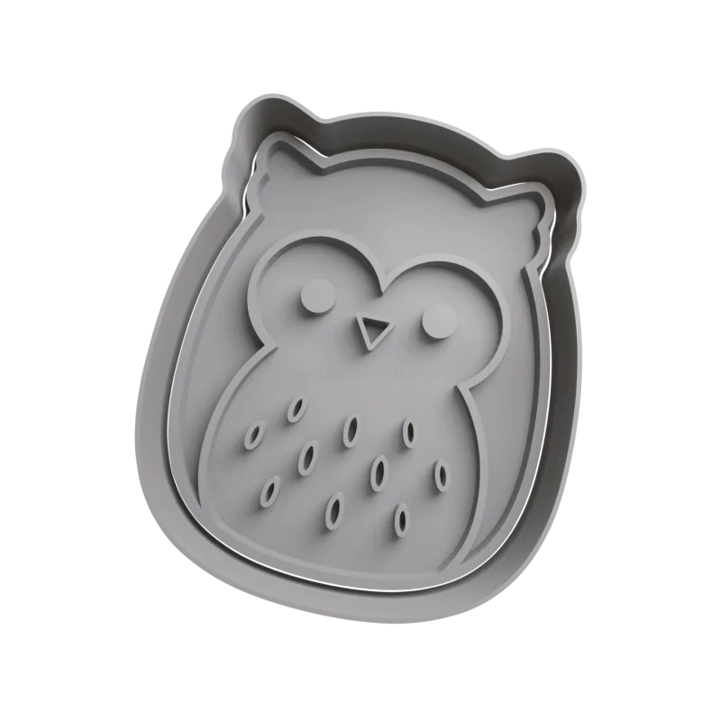 Emporte-pièce Hibou Gris Squishmallows