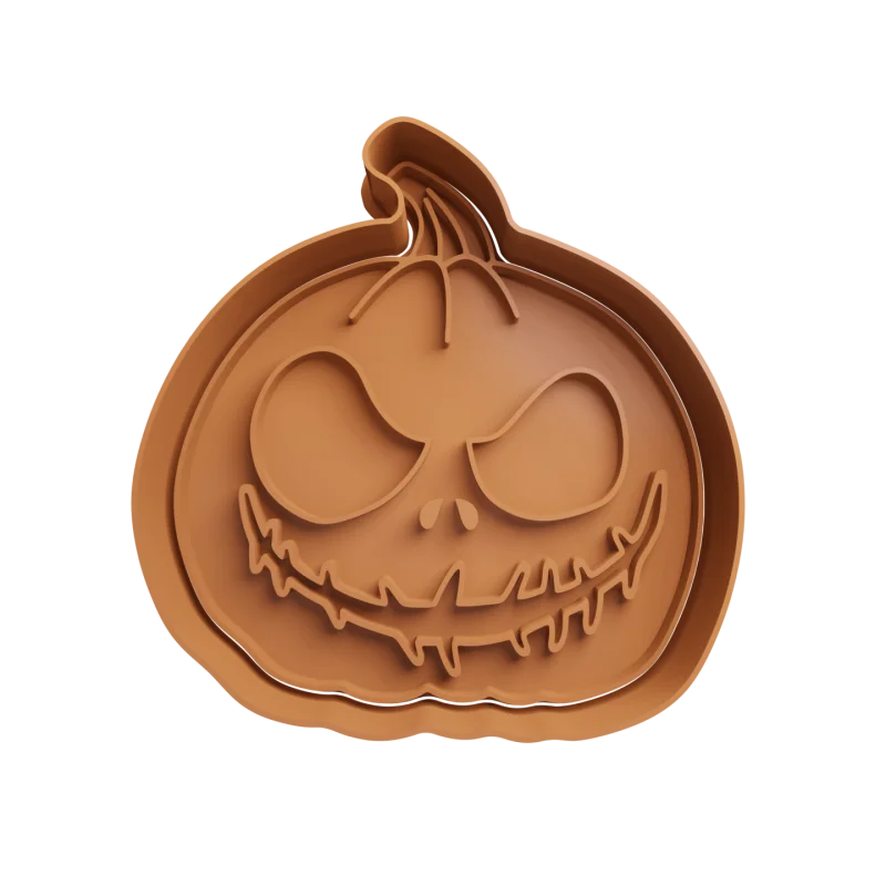 Emporte-pièce Jack O'Lantern : Transformez vos biscuits en œuvres d'Halloween !-Polyprestige3D