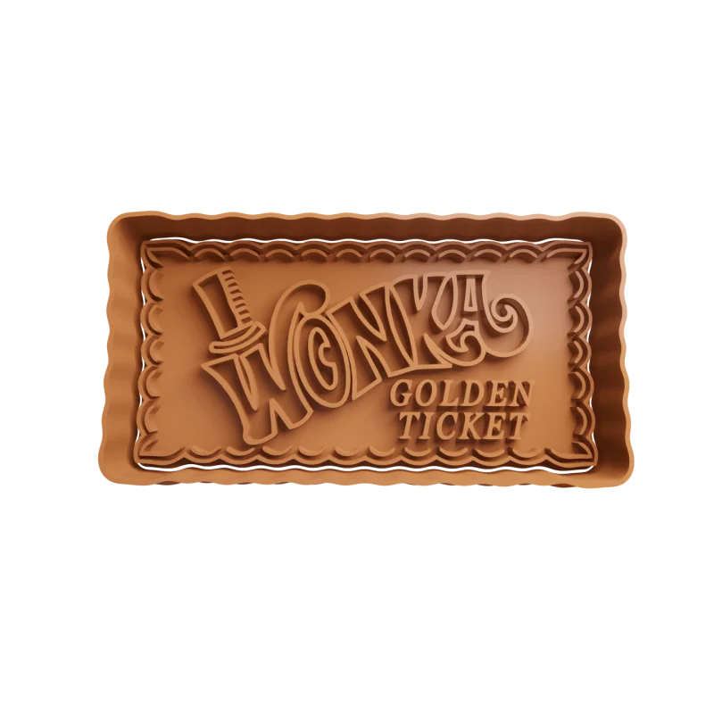 Emporte-pièce Willy Wonka Golden Ticket