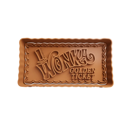 Emporte-pièce Willy Wonka Golden Ticket