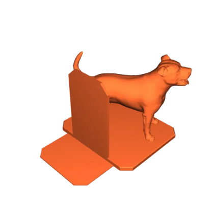 Ensemble de porte-livres Staffordshire Bull Terrier