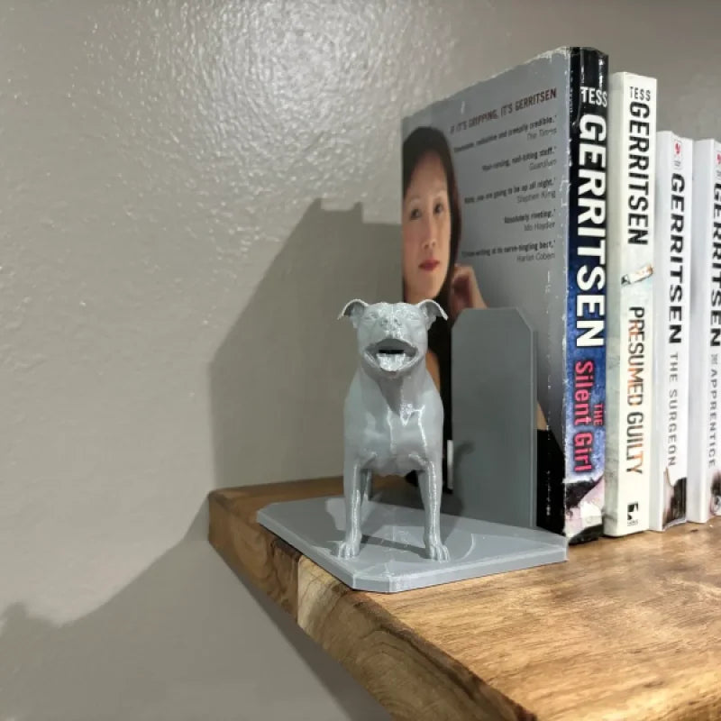 Ensemble de porte-livres Staffordshire Bull Terrier