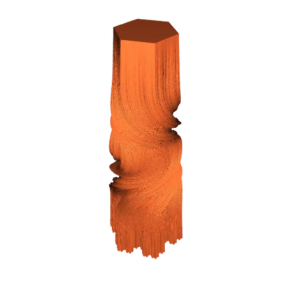 Extruded Fractal Flake