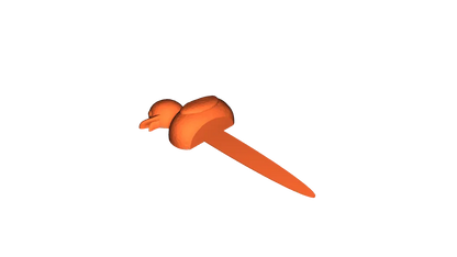 Marque-page mignon de canard