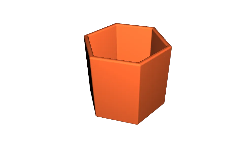 Pot de Plante Hexagonal