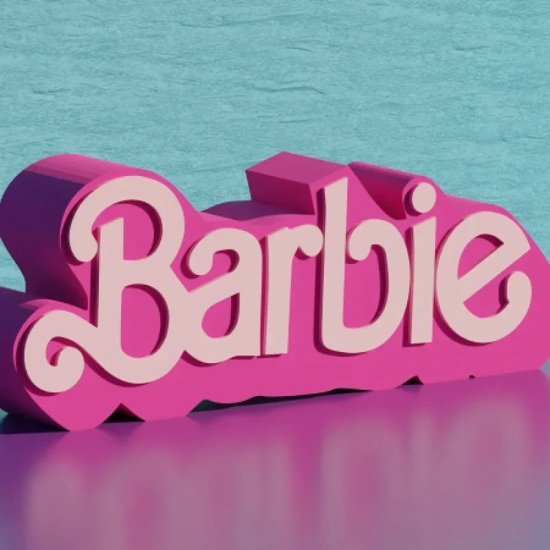 Film Barbie - Lettres/Logo pour Décoration