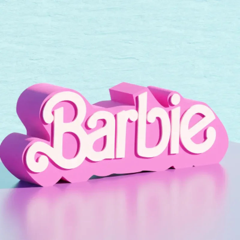 Film Barbie - Lettres/Logo pour Décoration