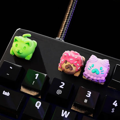 Keycaps Foody Cats – PolyPrestige3D