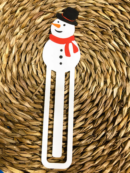 Marque-page bonhomme de neige