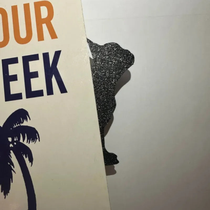 Frensh bulldog dog bookmark