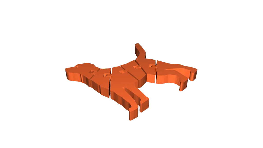 chien articulé