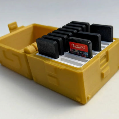 Game Holder Insert for Mario Coin Block (Nintendo Switch compatible)