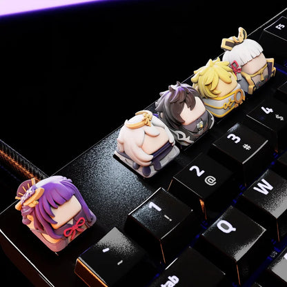 Keycaps Genshin Impact pour Clavier Mécanique 