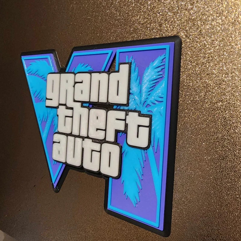 Logo  Grand Theft Auto 6 - GTA 6 VI | PolyPrestige 3D