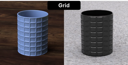 Série de Pots à Crayons Géométriques : 11 Designs (Modes Vase et Variantes Robustes)
