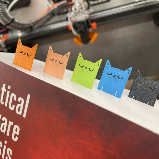 Grumpy Long Cat Bookmark