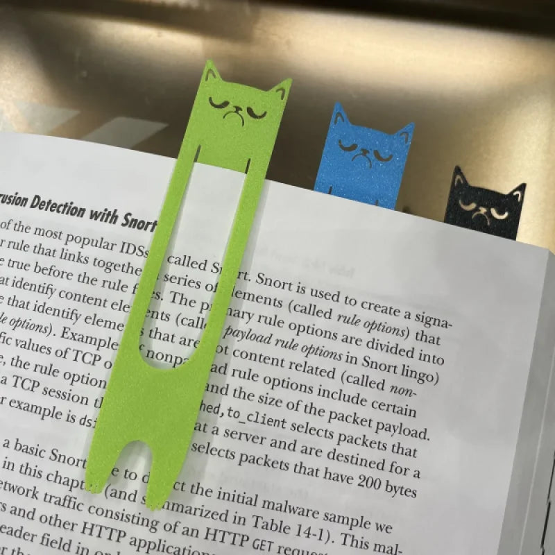 Grumpy Long Cat Bookmark