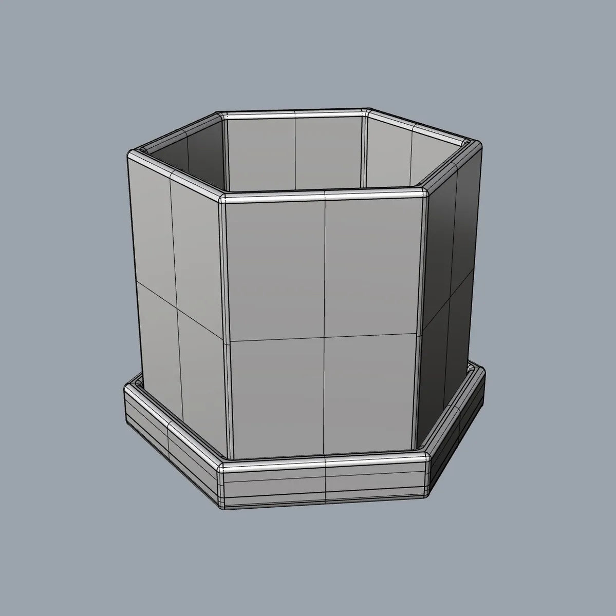 Pot de Plante Hexagonal