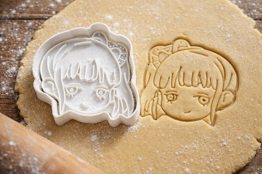 Emporte-pièce Anime Fille Chibi - Visage Manga Cookie Cutter