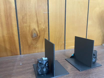 Serre-livres hibou multicolore Low Poly
