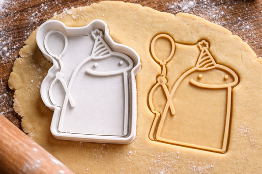 Emporte-pièce Anniversaire Ballon et Chapeau de Fête - Pâtisserie