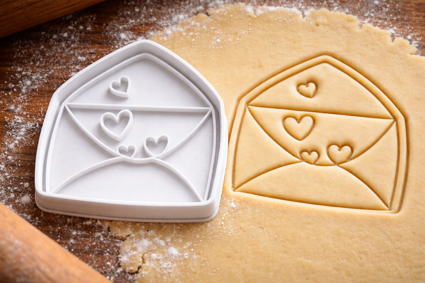 Emporte-pièce Enveloppe Coeurs – Découpoir à Biscuits Original