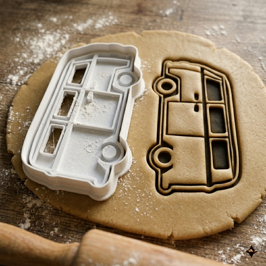 Emporte-pièce Combi Van - Découpoir à Biscuits Rétro