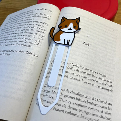 Cute Brown Cat Bookmark