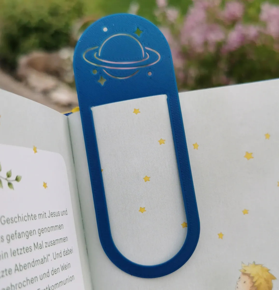 Marque-page en forme de planète Saturne