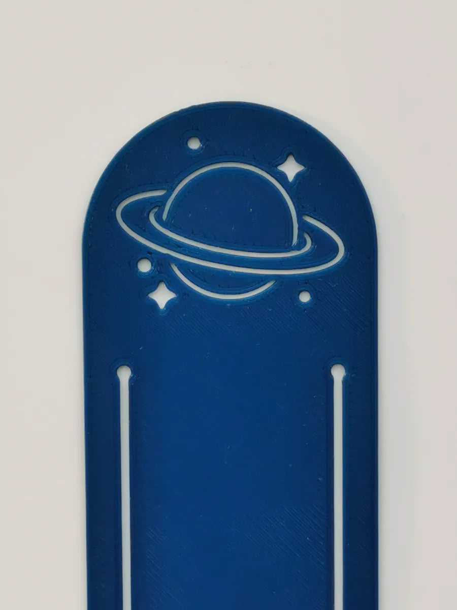 Marque-page planète Saturne en forme de planète