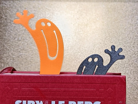 Marque-page Fantôme Mignon qui Fait un Coucou