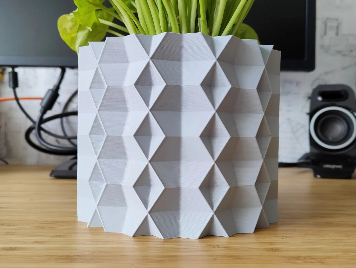 Forme Geo Diamond - Pot design pour plantes d'intérieur et jardinière en mode vase