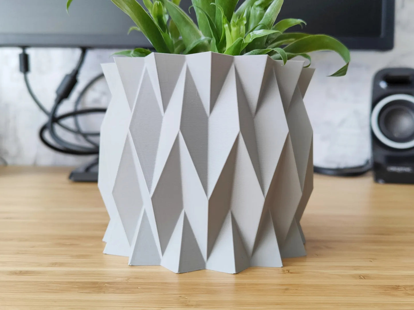 Pot Géométrique Planter - Jardinière en Design Géométrique Version 1 Mode Vase