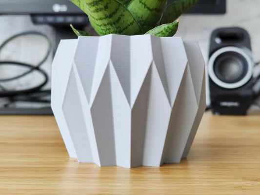 Pot géométrique mode vase - Jardinière en Design Géométrique Version 3