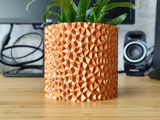 Pot et Jardinière Voronoi en Pyrite - Design en mode vase