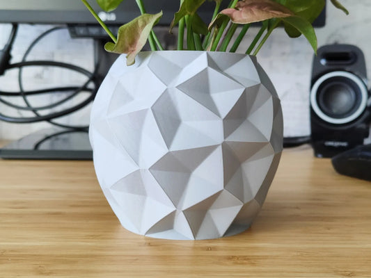 Pot sphérique Voronoi - Jardinière sphérique paramétrique en mode vase
