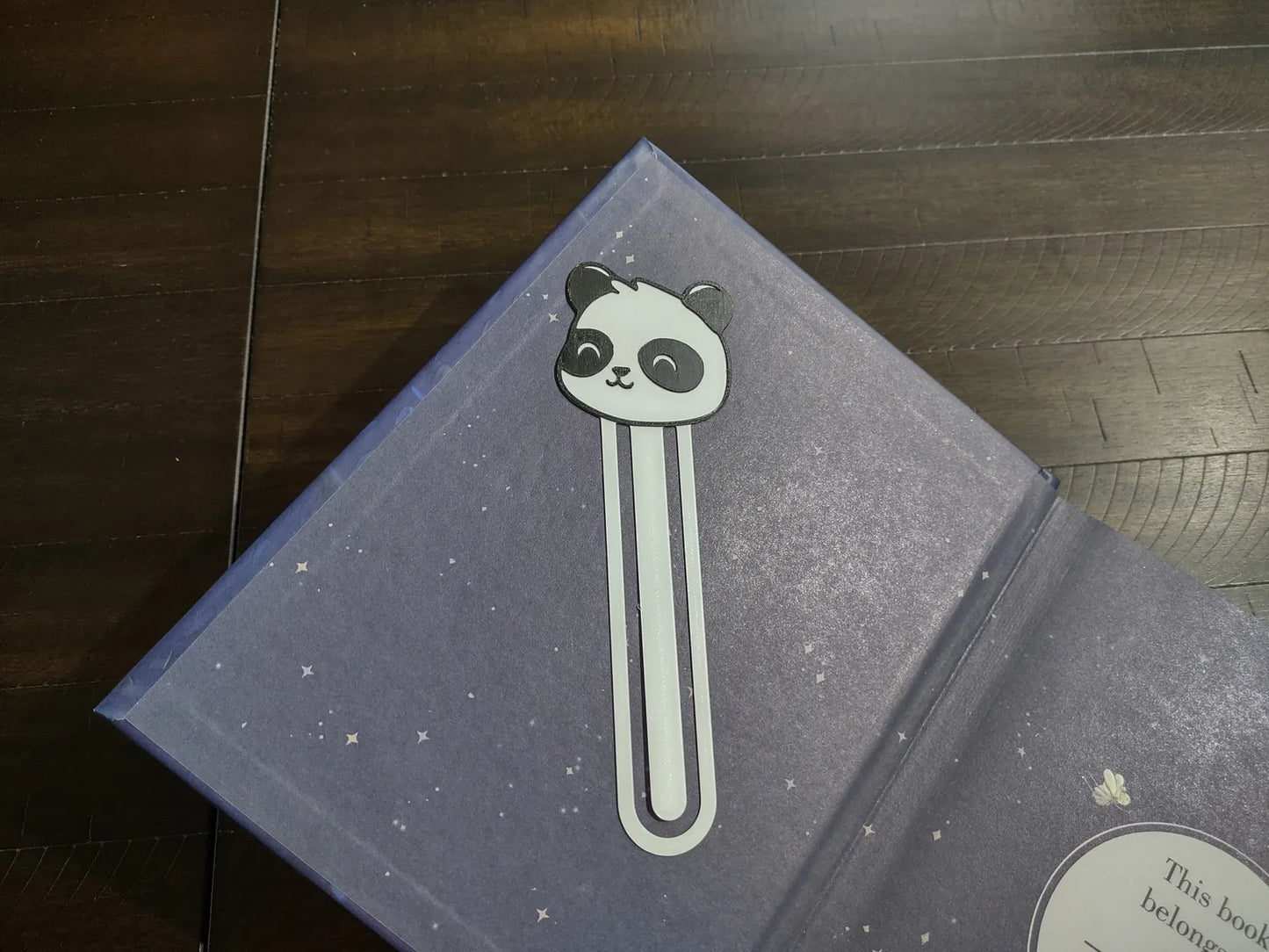 Marque-page Panda Heureux