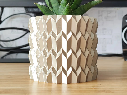 Pot de fleurs en laine d'acier et jardinière - Design en mode vase