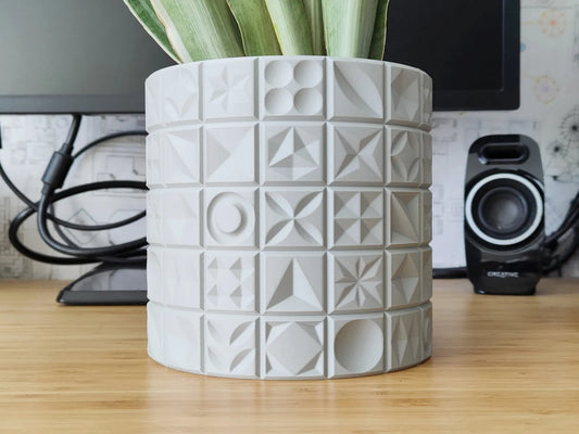 Pot de fleurs en mosaïque SASSy - Jardinière design mode vase