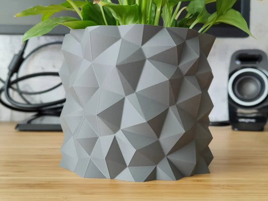 Pot de plante design Parametric Rock - Jardinière et vase moderne